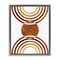 Stupell Industries Boho Earthy Arches Framed Floater Canvas Wall Art